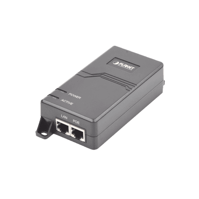 Inyector PoE  IEEE 802.3at, Puertos Gigabit, Hasta 30 W de Salida PoE (Mid-span), vista 1