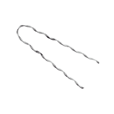 Remate Preformado para Fibra Óptica Mini Figura 8, Span 80 m, para mensajero de acero con diámetro Φ 1.6  mm - 1/16", vista 1