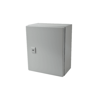Gabinete de Acero IP66 Uso en Intemperie (250 x 300 x 150 mm) con Placa Trasera Interior y Compuerta Inferior Atornillable (Incluye Chapa y Llave)., vista 1