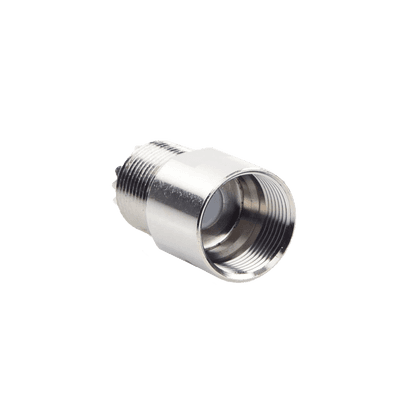 Conector UHF Hembra (SO-239) en Línea de Rosca para RG-8/U, 9913, LMR-400, Níquel/ Plata/ Teflón., vista 1