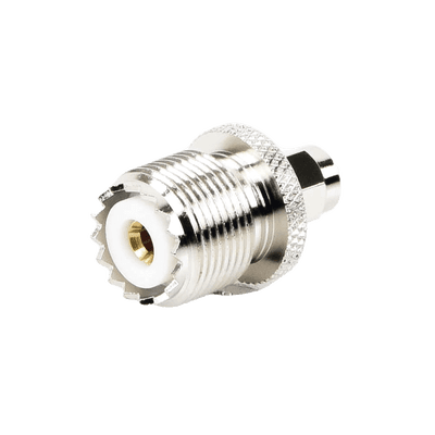 Adaptador en Línea, de Conector SMA Macho a UHF Hembra (SO-239), Níquel/ Oro/ Teflón., vista 1