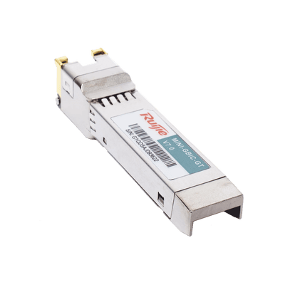 Módulo Transceptor Mini-GBIC-GT 1000BASE-T SFP a Cobre RJ45 para 100 Metros
