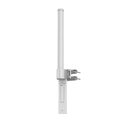 Antena sectorial de 5 GHz, H: 360°, V: 7°, hasta 2 km de transmisión inalámbrica, IP55, vista 1