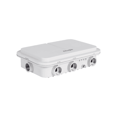 RG-AP680(CD), Punto de Acceso Inalámbrico Exterior de Alta Potencia y Doble Radio Wi-Fi 6 de 2.402 Gbps, Puerto Óptico de 1 Gbps, vista 1