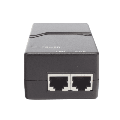Inyector PoE estándar 802.3af Gigabit, 15W