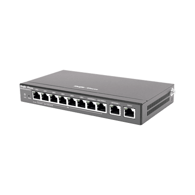 RG-EG310GH-P-E, Router de Oficina PoE, Administrable en la Nube de Alto Rendimiento de 10 Puertos Gigabit, vista 1