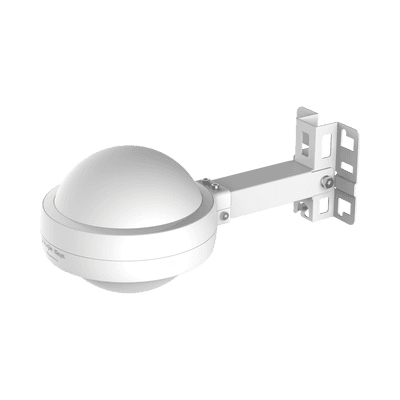 Punto de acceso Wi-Fi 5 para exterior 360°, IP 68, doble banda 802.11ac wave2, 1267 Mbps, 2 puertos GE, hasta 110 usuarios, compatible con reyee mesh, vista 1