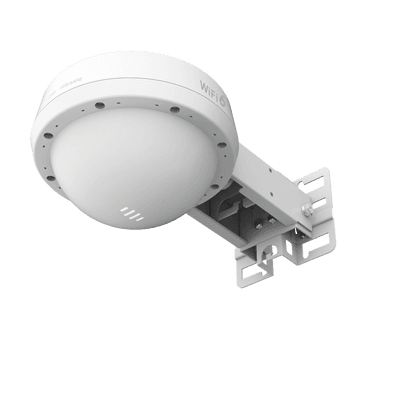 Punto de acceso Wi-Fi 6 para exterior 360°, IP 68, doble banda 2.97 Gbps, puerto SFP ideal para fibra óptica, hasta 512 usuarios, protección hasta 4 kV y protección contra erosión eólica, compatible con Reyee Mesh, vista 1