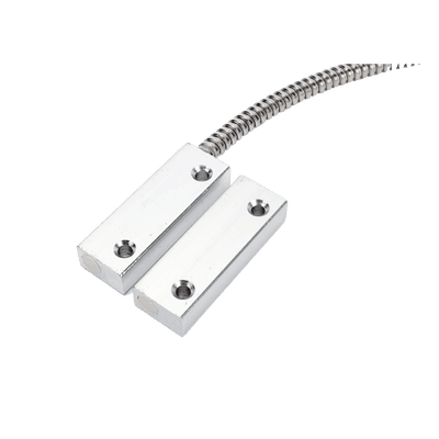 Contacto Magnético para Puertas y Ventanas Uso Rudo / NC / GAP 42 mm / Cable de 45 cm Calibre 22 / 12 Vcc @ 0.5 A