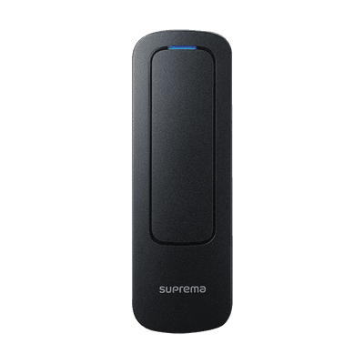Lector de Tarjetas Esclavo / Proximidad 125 KHz, MiFare 13.56 MHz, NFC y Bluetooth / Conexión Wiegand y RS485, vista 1