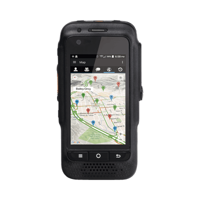 Radio PoC Android 8.1 con Pantalla Gorilla Glass 3 / IP67 / Cámara 8 MP / Batería de 3600 mAh, vista 1