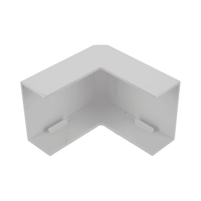 Esquinero exterior color blanco de PVC auto extinguible  para canaletas TMK1735, TMK1735SD (5310-02001), vista 1