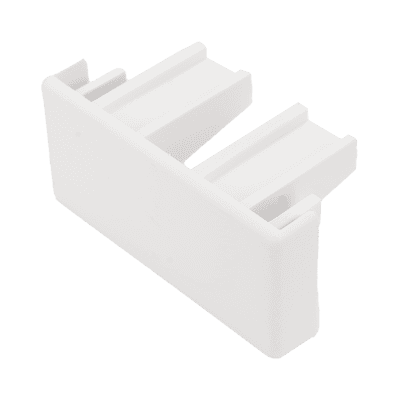 Tapa final color blanco de PVC auto extinguible,  para canaleta TMK1735, TMK1735SD (5390-02001), vista 1