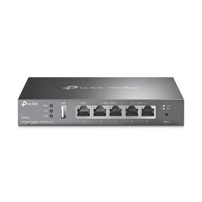 Router VPN - SDN Multi-WAN Gigabit / 2 puerto LAN Gigabit / 1 puerto WAN Gigabit / 2 puertos configurables LAN/WAN / 25,000 Sesiones Concurrentes / Administración Centralizada OMADA SDN, vista 1