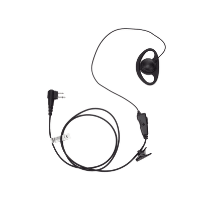 Micrófono de solapa con gancho auricular en forma de D para radios HYT BD-506 y Motorola R2/EP450/ RVA50/ DTR620/ DTR720/ DEP450/ EP350/ VX80/ MAG ONE, vista 1