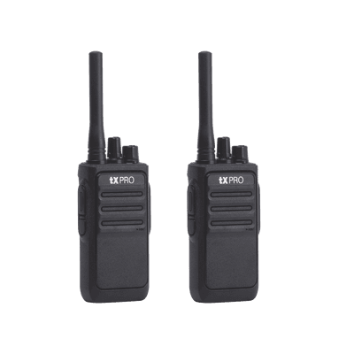 Par de radios analógicos UHF 400-470 MHz de 2 watts de potencia máxima., vista 1