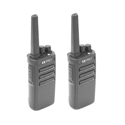 Duo de Radios Portatiles UHF, 4W de Potencia Máxima, Scrambler de Voz, Alta Cobertura, 400-470 MHZ, vista 1