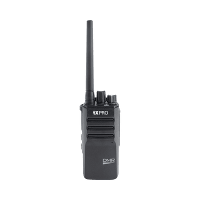 Radio Portátil Digital DMR en banda VHF 136-174 MHz / 5 Watts de Potencia Máxima / Incluye: Antena, Clip, Batería Y Cargador, vista 1