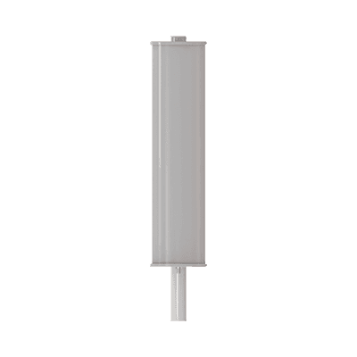Antena Sectorial de 2.4 GHz, con angulo de apertura 180°, Ganancia 12 dBi, conector N-Hembra, Dimensiones 57.9 x 16.5 x 6.6 cm / Peso 3kg, vista 1