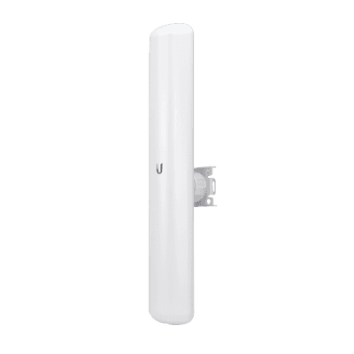 Estación Base 2x2 MIMO airMAX LiteAP AC hasta 450 Mbps, 5 GHz (5150 - 5875 MHz) con antena integrada de 16 dBi y cobertura de 120 grados, vista 1