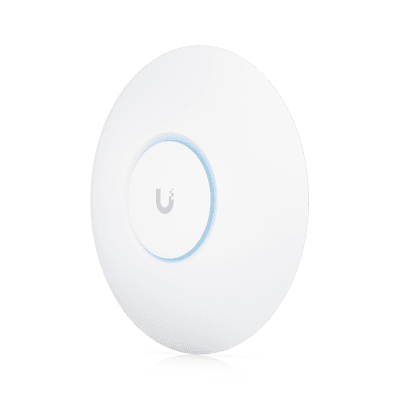 Access Point UniFi doble banda 802.11ax WiFi 6, 5 GHz (MU-MIMO 2x2 y OFDMA) y 2.4 GHz (MIMO 2x2), vista 1