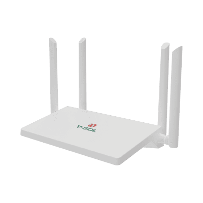 Router Home Wi-Fi 6 hasta 3000 Mbps MU-MIMO 2X2, 3 Puertos LAN Gigabit Ethernet + 1 WAN GigabitEthernet + Easy Mesh Gestión VST APP