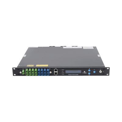 Amplificador Optico EDFA de 8 Puertos PON 1550nm con WDM de 22 dBm, vista 1