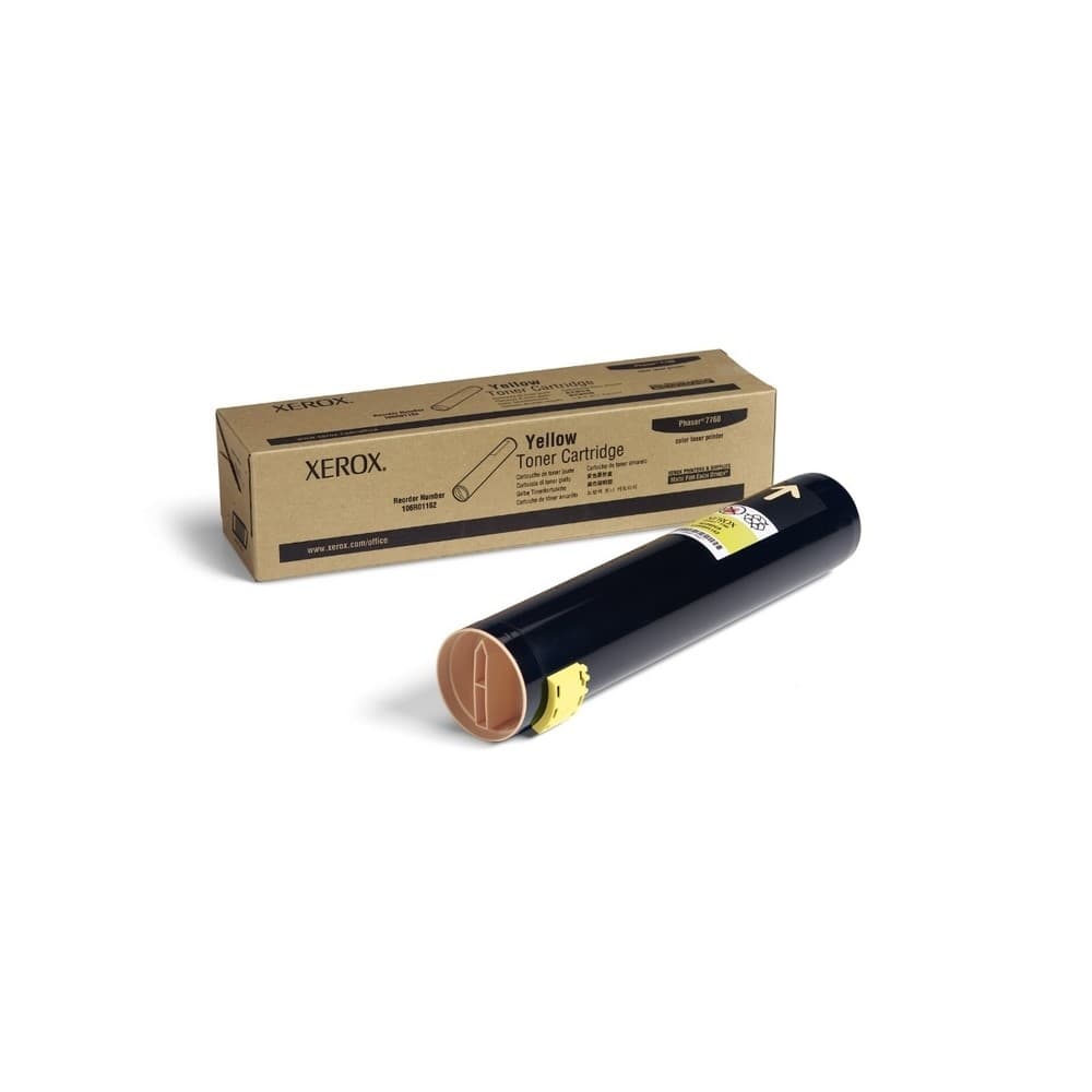 TONER XEROX AMARILLO PHASER 7760  25,000 PAG, vista 1