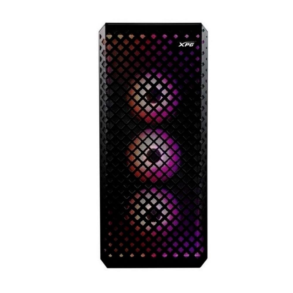 Chasis gamer XPG DEFENDER PRO Negro / Vidrio templado X1 / 3 Fan cooler ARGB, vista 1