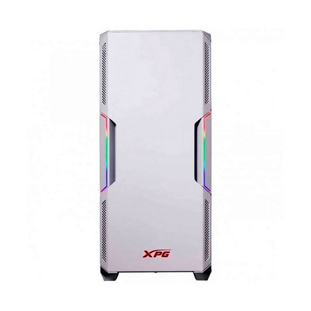 Chasis gamer XPG by ADATA STARKER Blanco / ATX / Vidrio templado X1 / 1 Fan cooler ARGB + 1 Fan Cooler Standard + Fuente de poder XPG PROBE / 600 Watts / Certificada 80 Plus Bronze, vista 1