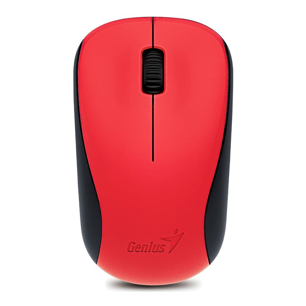 Mouse Genius NX-7000 inalámbrico color rojo, vista 1