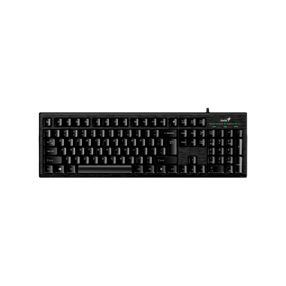 Teclado Genius Smart KB-101 USB Negro Resistente a Liquidos, vista 1