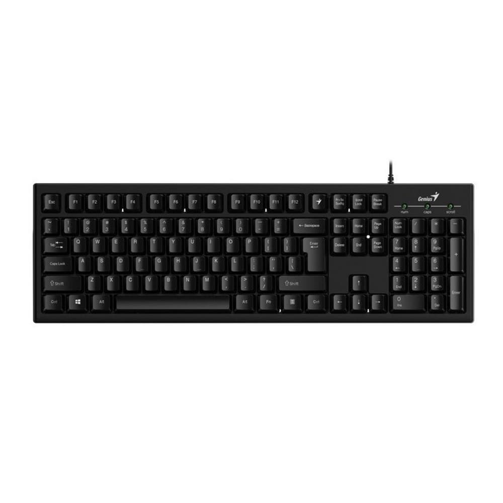 Teclado Genius Smart KB-102 USB Negro Resistente a Liquidos, vista 1
