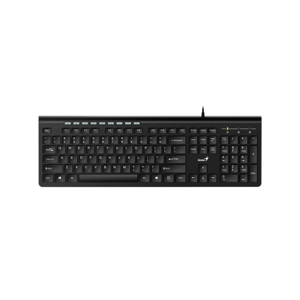 Teclado Genius  Slimstar 230 USB Alambrico Negro, vista 1