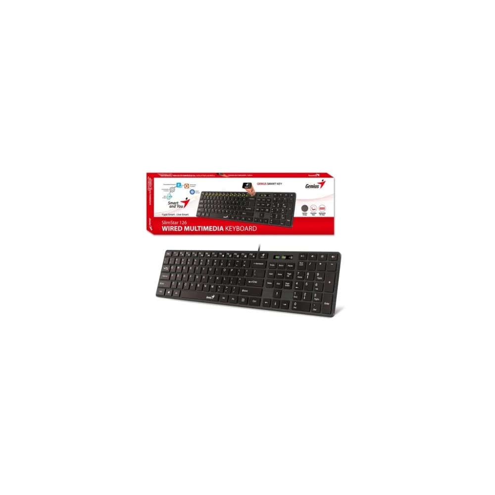 Teclado genius SlimStar 126, vista 1
