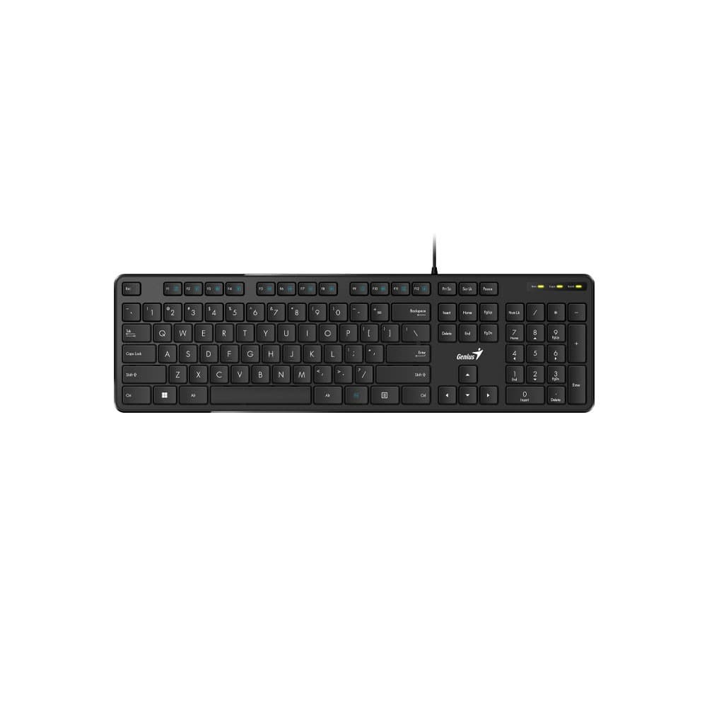 Teclado Genius SlimStar M200 USB Alambrico Negro, vista 1