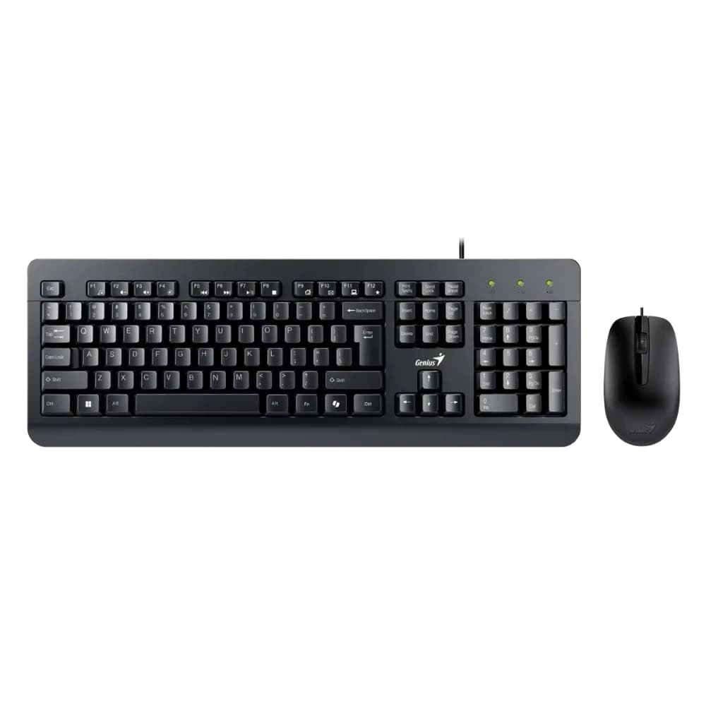 Combo  teclado + mouse Alambrico Genius KM-160 Negro, vista 1