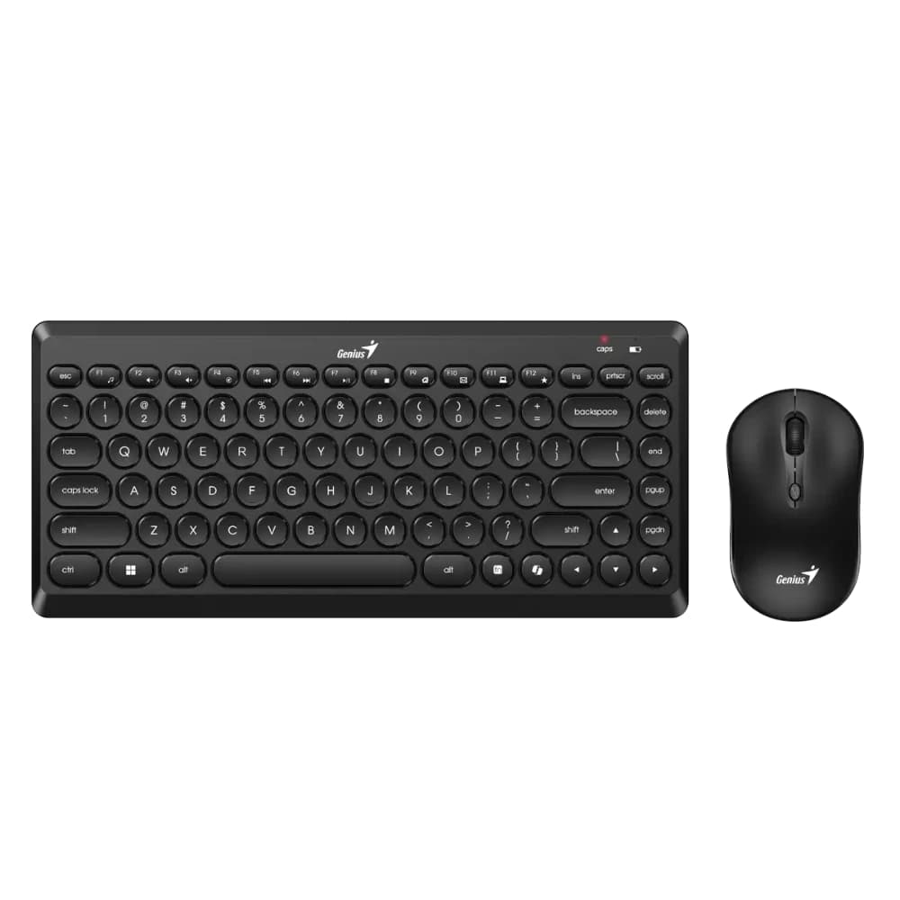 Combo teclado + mouse Genius LuxeMate Q8000 inalambrico Negro, vista 1