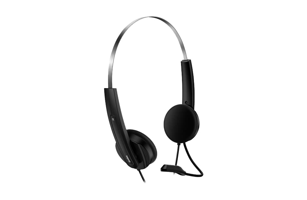 Audifono Diadema Genius HS-220U, USB Negro, vista 1