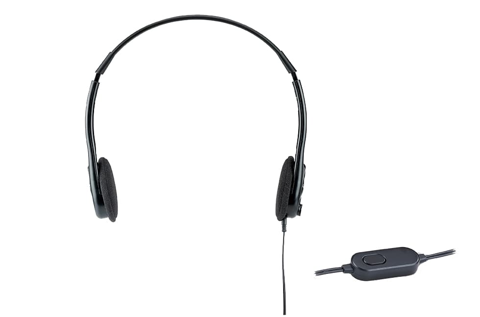 Audifono Diadema Genius HS-M200C 1 Plug 3.5mm Negro, vista 1