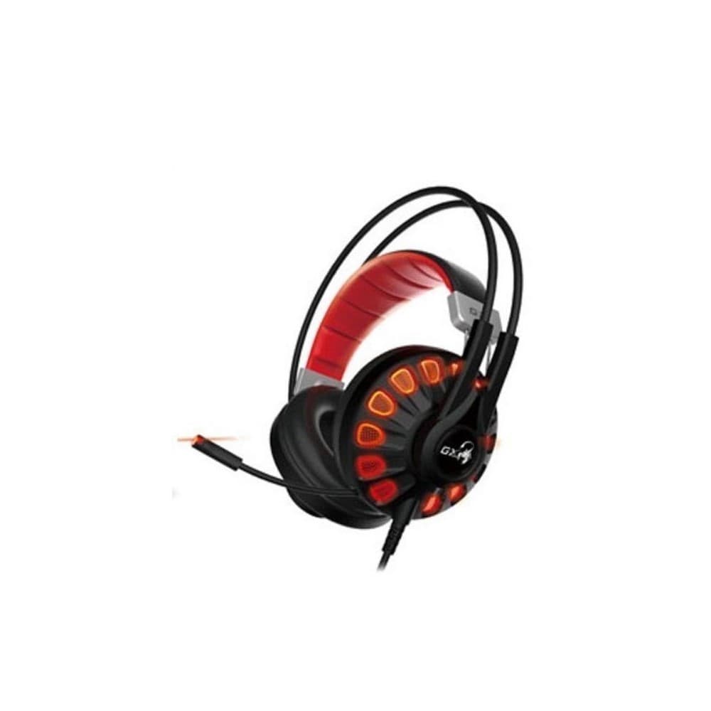 Audífono Diadema Gamer Genius HS-G680 USB Negro/Rojo, vista 1