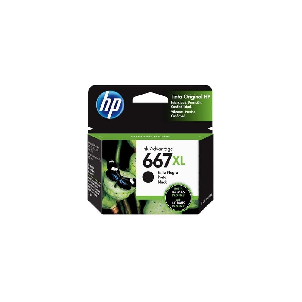 CARTUCHO HP NEGRO 667XL HP DESKJET INK ADVANTAGE 1216,1275,2335,2374,4175 480 pag, vista 1
