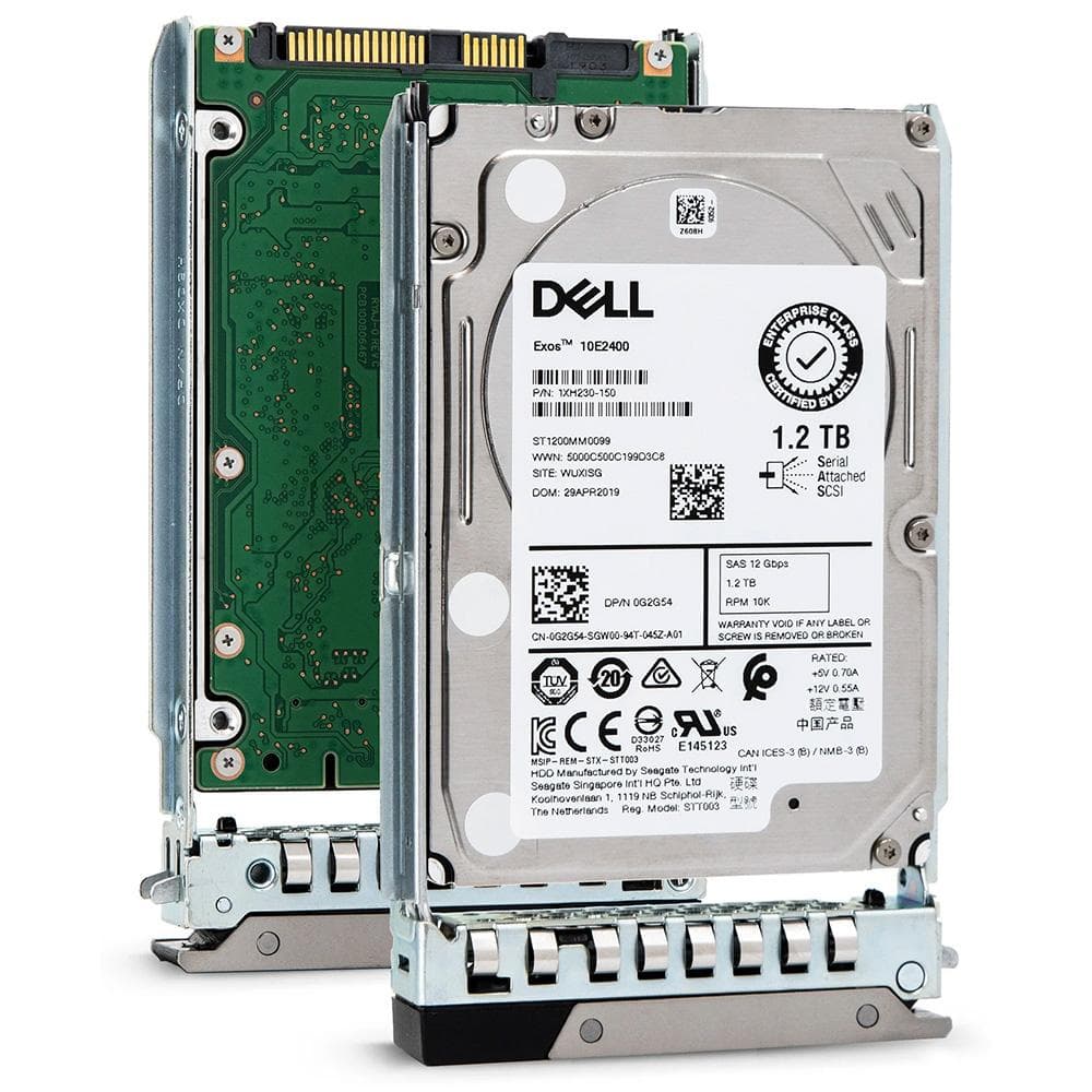 Disco Dell - 1.2TB 10K RPM SAS 12Gbps 512n 2.5in Hot-plug, vista 1