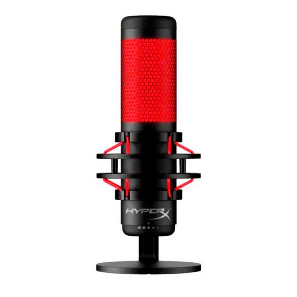 Micrófono HyperX QuadCast condensador multipatrón negro, vista 1