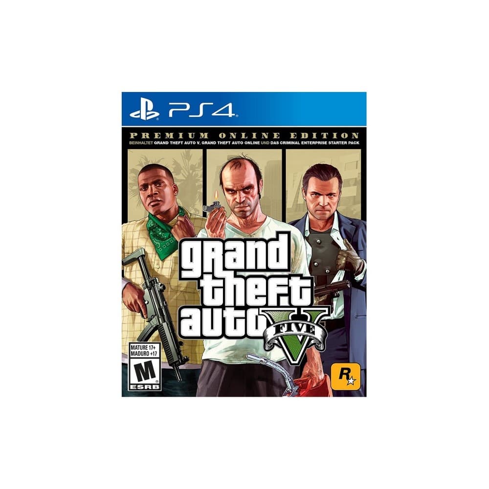 Video Juego para PlayStation 4 PS4 Grand Theft Auto V Premium Edition - LATAM, vista 1