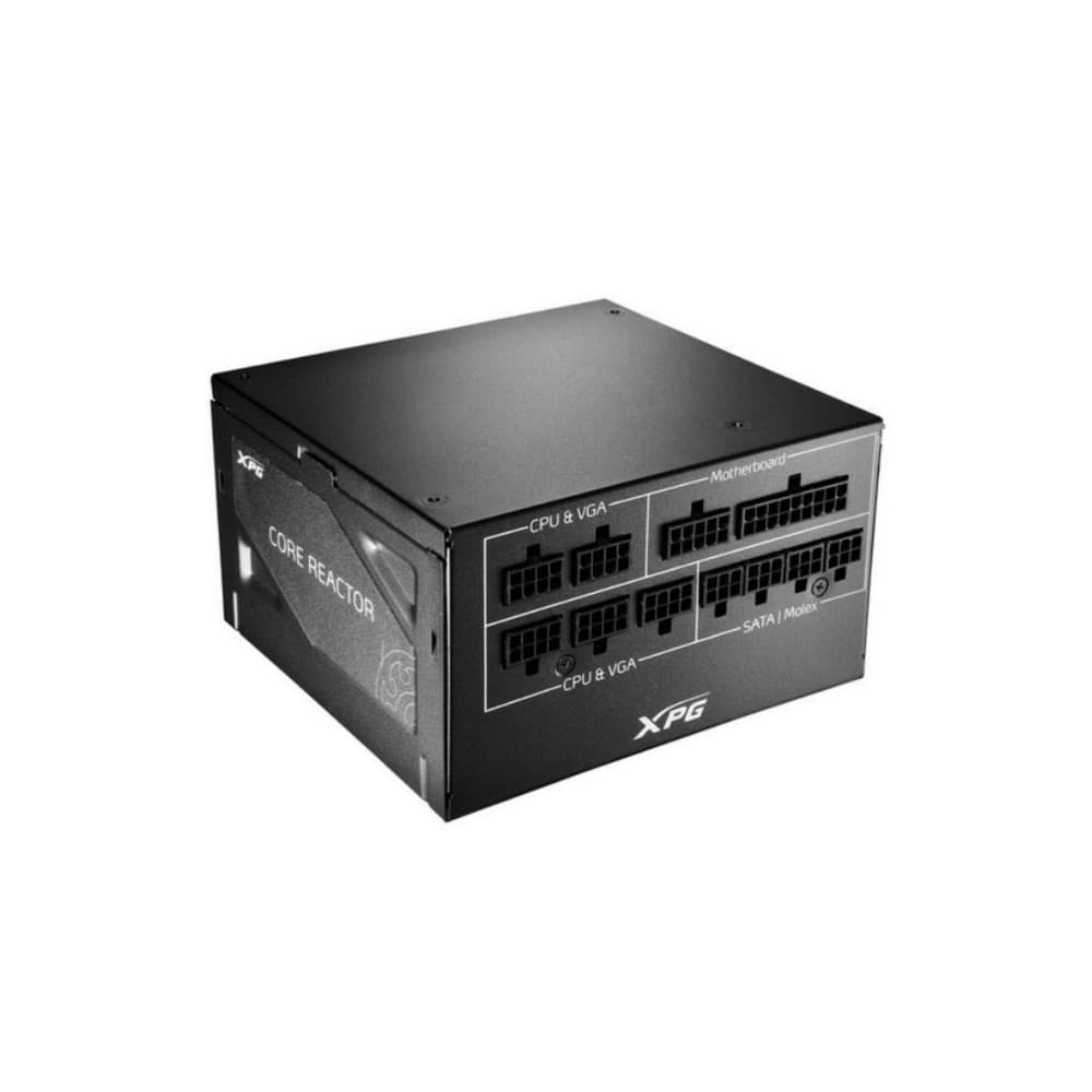 Fuente de poder gamer XPG by ADATA CORE REACTOR  / 750 Watts / Certificada 80 Plus Gold / Modular, vista 1