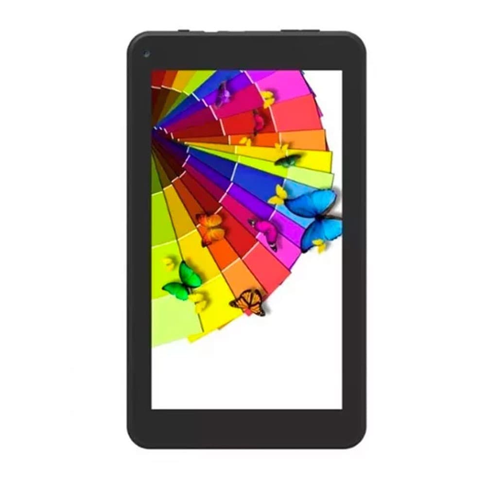 Tablet Touch 770N Procesador Allwinner A33 Quadcore 1.2 Ghz, Memoria: 1GB, Almacenamiento: 8GB, Pantalla: 7 inch 1024 x 600TN LCD Capacitive TP 5-points, Cámara: Frontal 0.3MP / Trasera 2.0 MP FF, Wi-Fi  802.11 b/g/n  / BT4.0, Puertos:5 pin Micro USB / 3.5mm Audio jack, Batería: 2.000 mAh, Sistema  Operativo: Android 6.1, vista 1