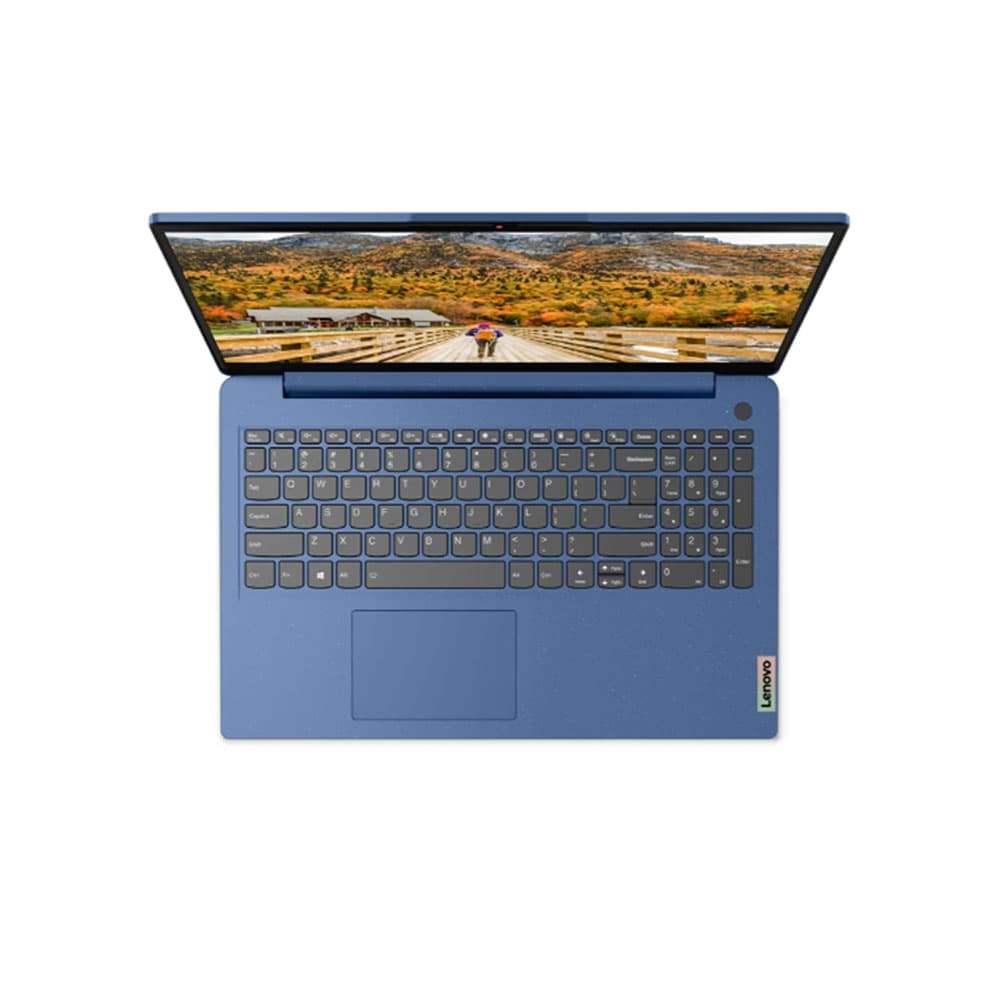 Portátil Lenovo IP 3 15ALC6 AMD Ryzen 5 5500U 15.6" Pulgadas FHD Memoria 8GB Estado Solido 128GB + 1TB Windows 11 Color Azul, vista 1