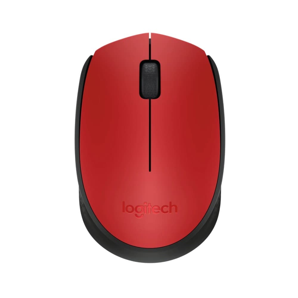 MOUSE M170 Logitech Inalámbrico Receptor USB Compatible Win-Mac Duración Batería Hasta 12 Meses Garantía 1Año-ROJO, vista 1