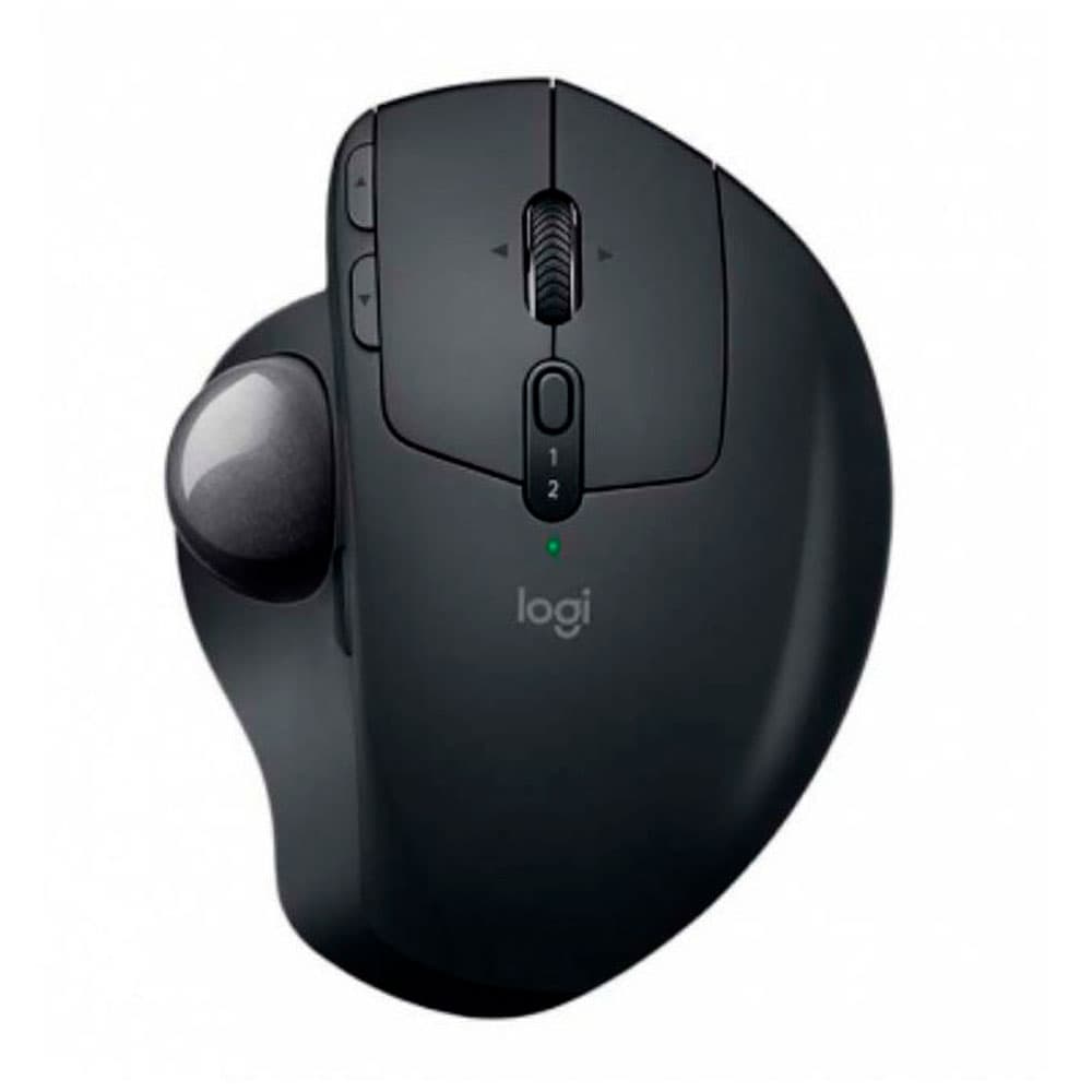 MOUSE MX ERGO Logitech Bluetooth/Wireless Receptor USB Compatible Win-Mac-Unifying Ergonómico Recargable Estático FLOW Garantía 2Años-NEGRO, vista 1